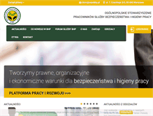 Tablet Screenshot of ospsbhp.pl
